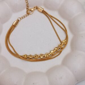 Gourmette RAISIN dorée