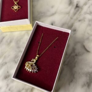 Collier SWAN عقد البجعة MOVE acier inoxydable dorée