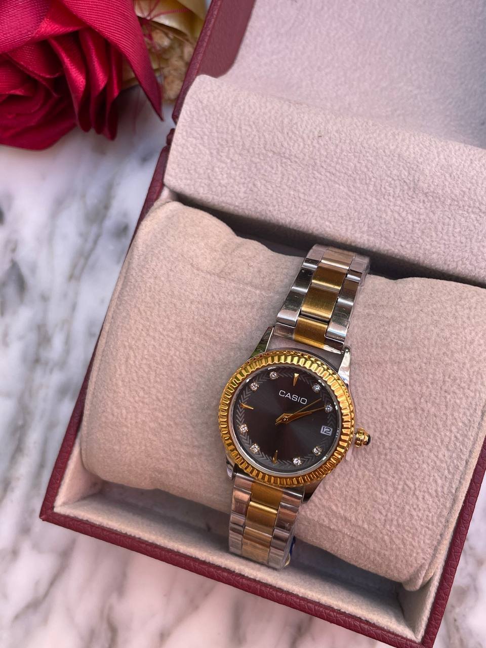 Montre FEMME – SOYA GOLD SILVER & BLACK